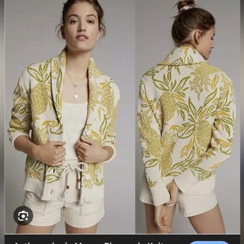 Maeve pineapple cardigan
